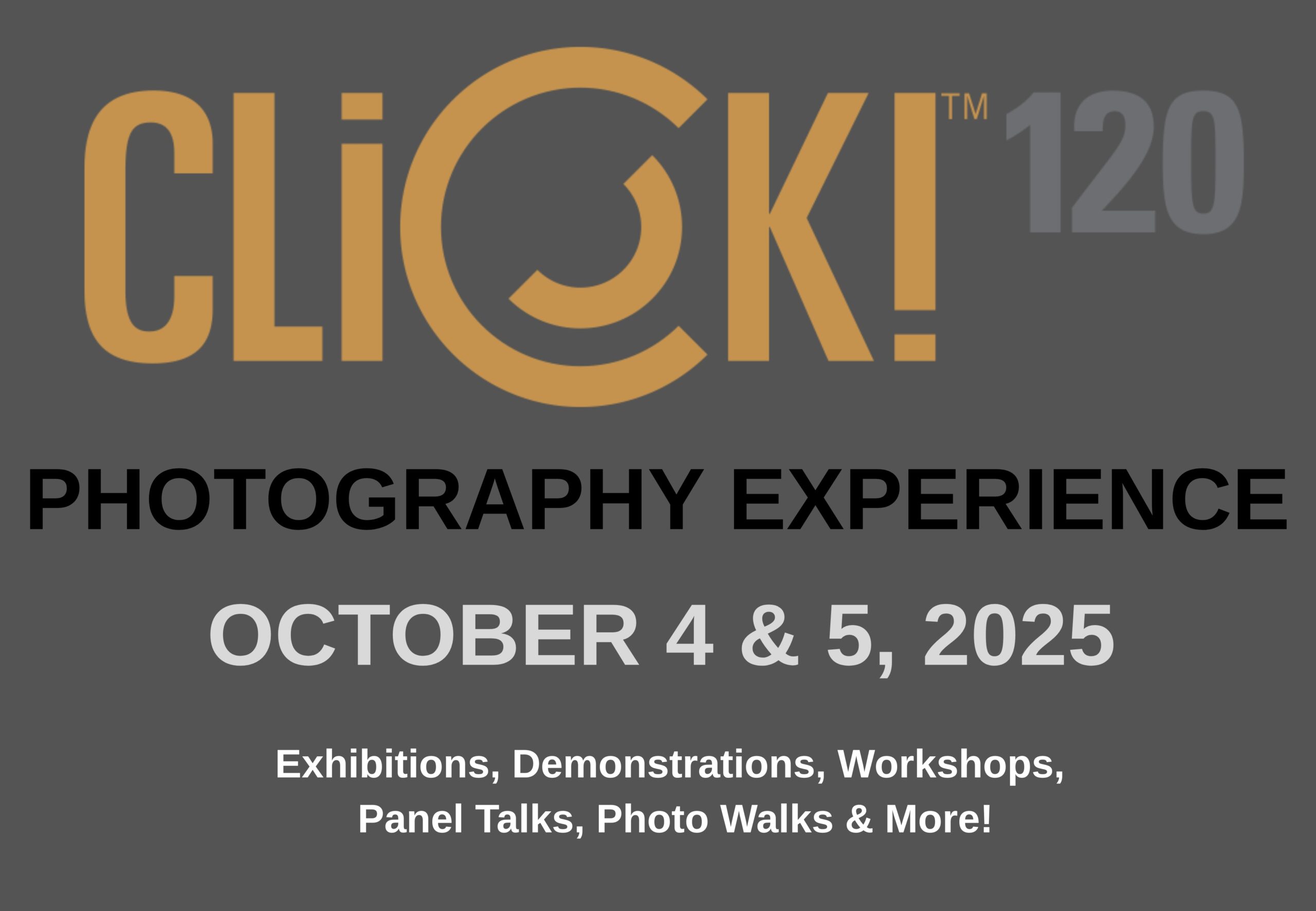 2025 CLICK! Photography Festival in Durham, North Carolina on Oct 4-5, 2025.
